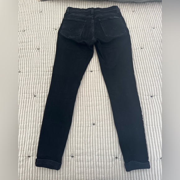 Hudson Blair High Rise Skinny Crop Black Women's Jeans - Picture 2 of 8